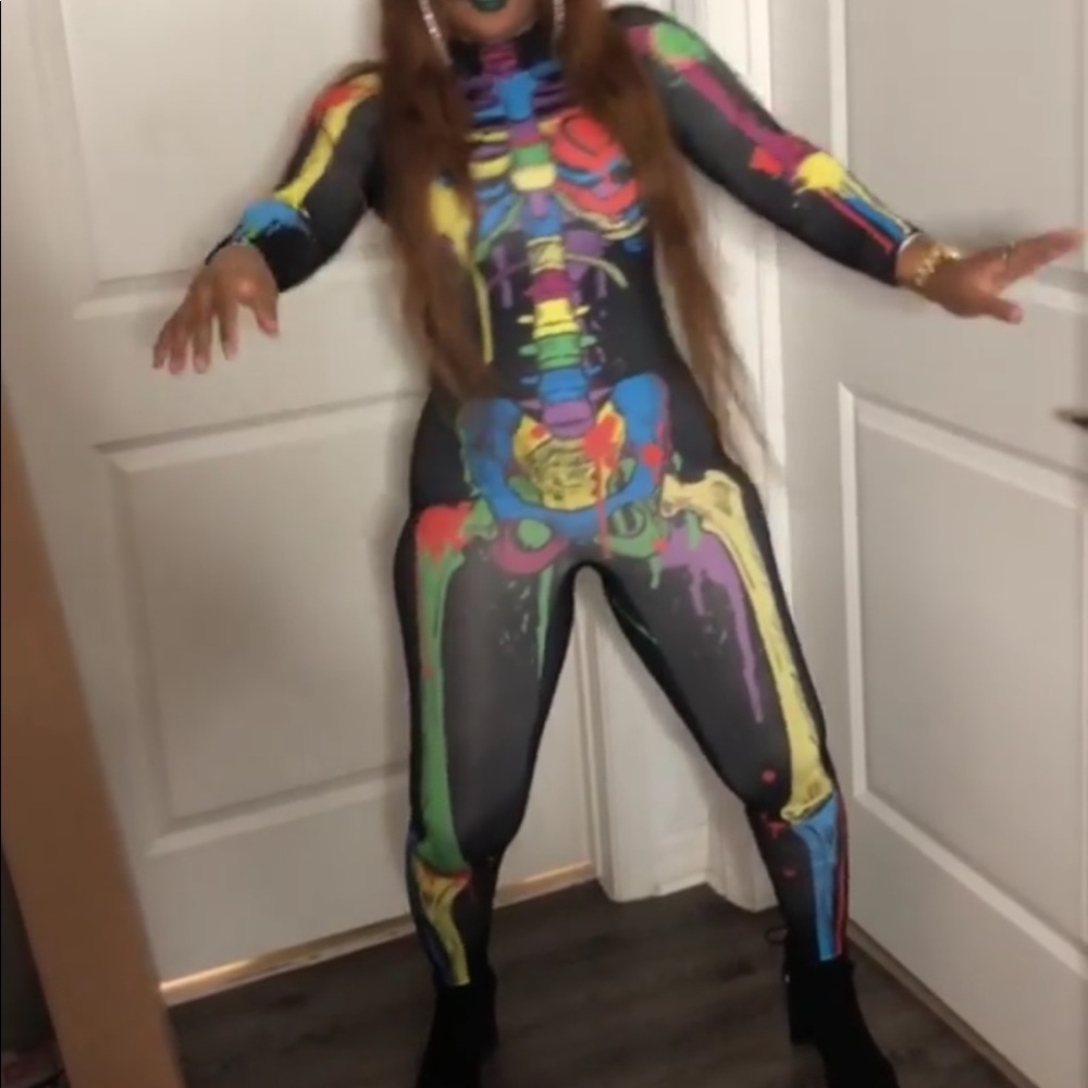 Day of dead Halloween costume (used)